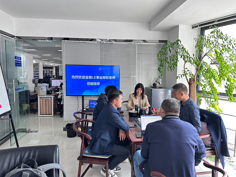 金蝶总部杜老师莅临指导